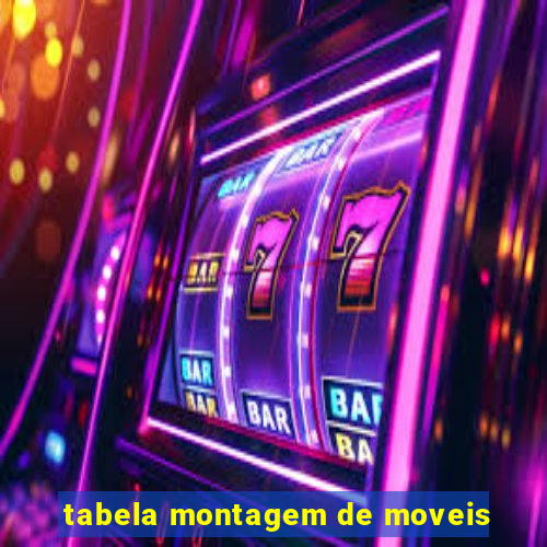 tabela montagem de moveis